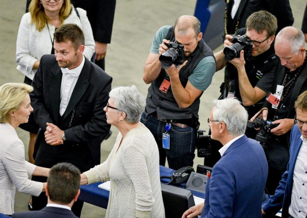 Ursula von der Leyen is confirmed as EU Commission president by the European Parliament in 2019 Ursula von der Leyen is confirmed as EU Commission president by the European Parliament in 2019