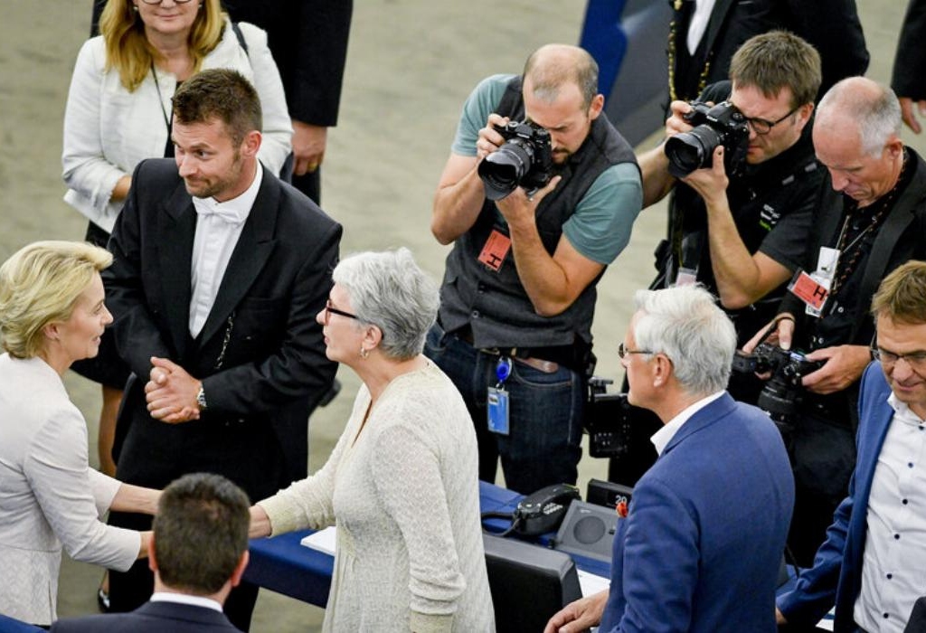 Ursula von der Leyen is confirmed as EU Commission president by the European Parliament in 2019